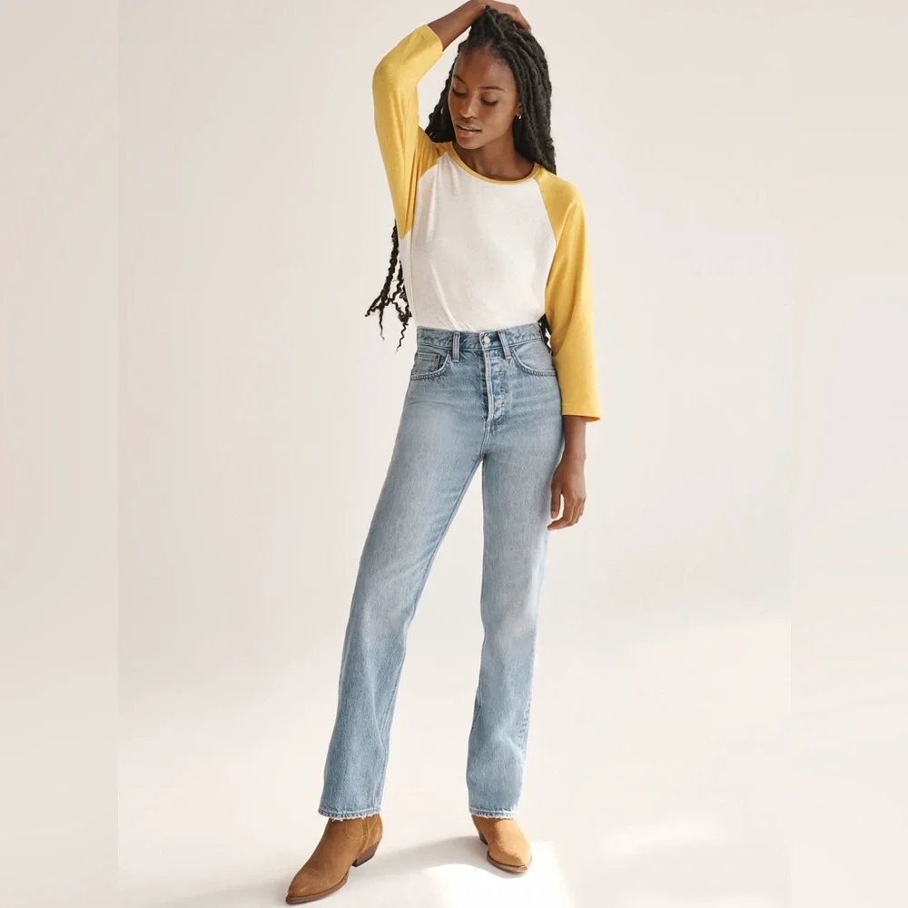 Aritzia Denim Forum The Joni High Rise Loose 26L - Picture 1 of 6